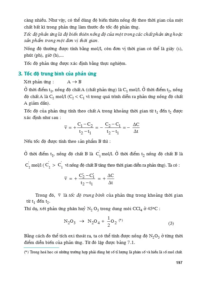 Bài 49 Tốc độ phản ứng hoá học