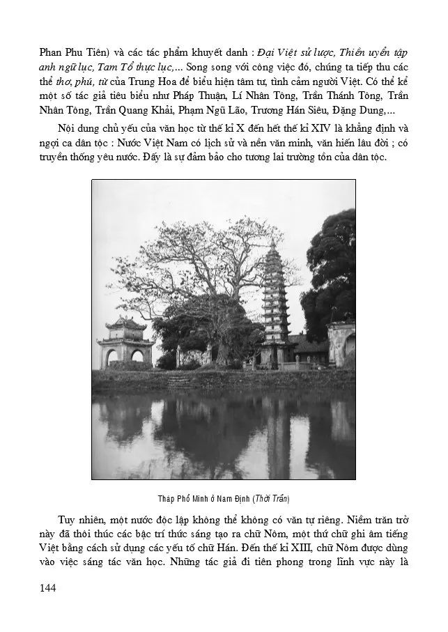 Khái quát văn học Việt Nam từ thế kỉ X đến hết thế kỉ XIX