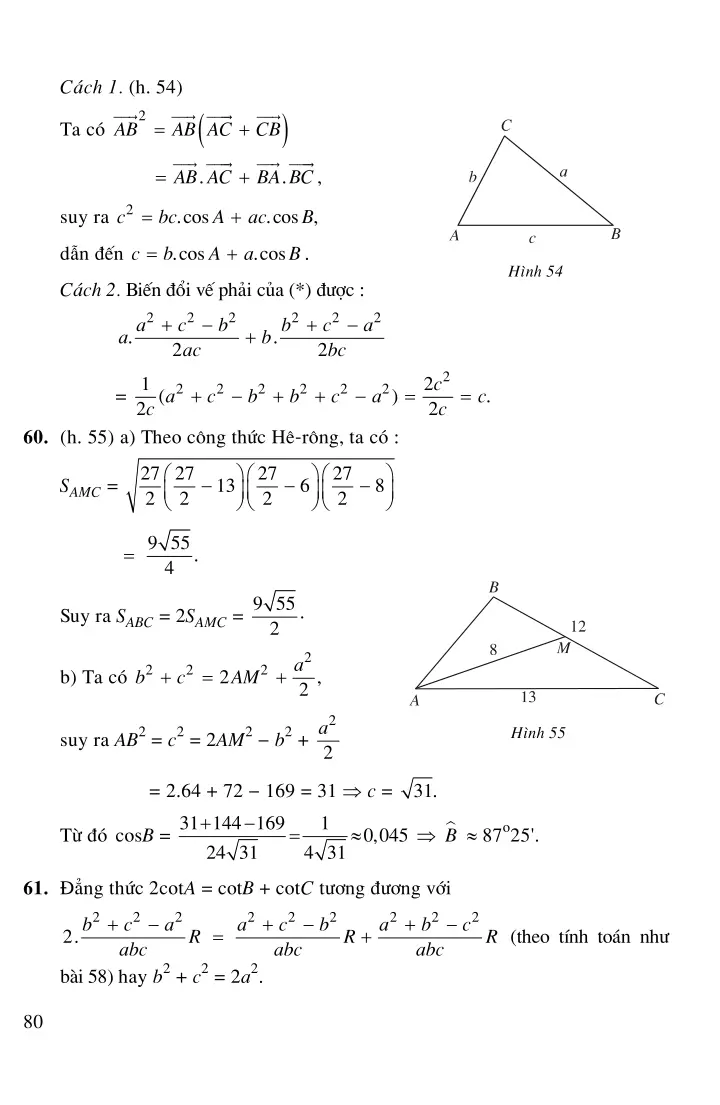 Bài 3: Hệ thức lượng giác trong tam giác