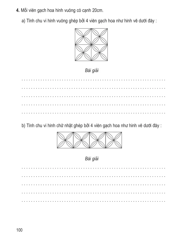 Bài 85: Chu vi hình vuông