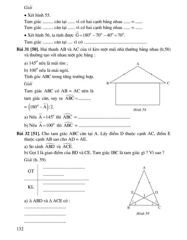 Bài 6: Tam giác cân