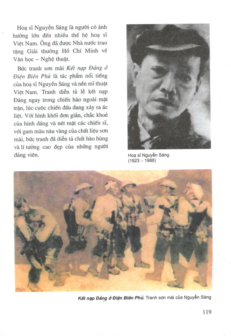 Thường thức mĩ thuật Một số tác giả, tác phẩm tiêu biểu của mĩ thuật Việt Nam giai đoạn 1954 - 1975