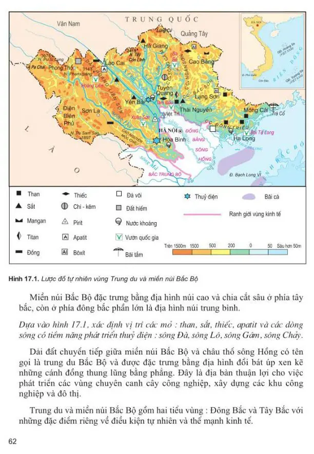 Bài 17: Vùng Trung du và miền núi Bắc Bộ