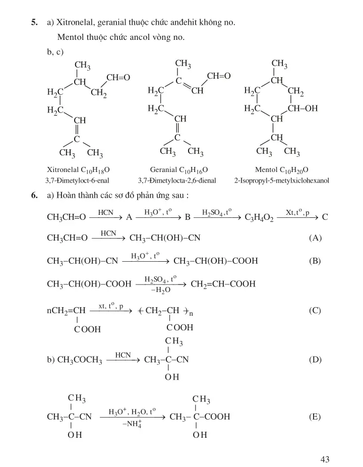 Bài 4. Luyện tập : Mối liên hệ giữa hiđrocacbon và một số dẫn xuất của hiđrocacbon
