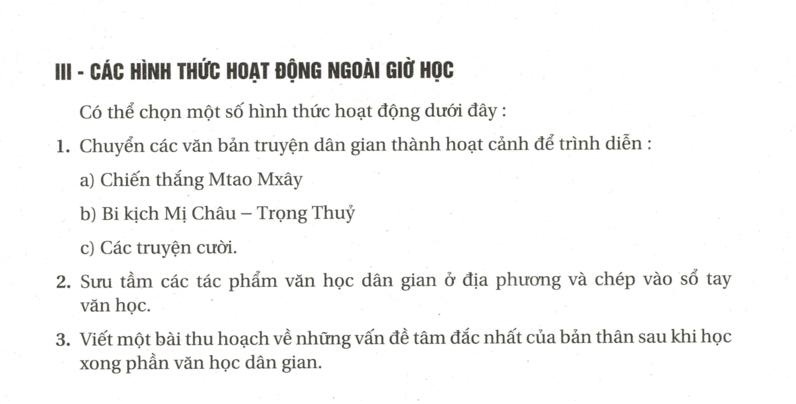 Ôn tập văn học dân gian Việt Nam