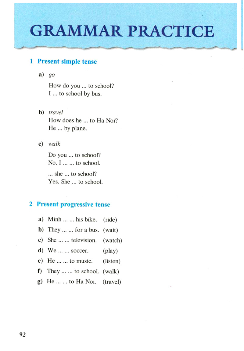 Grammar practice III
