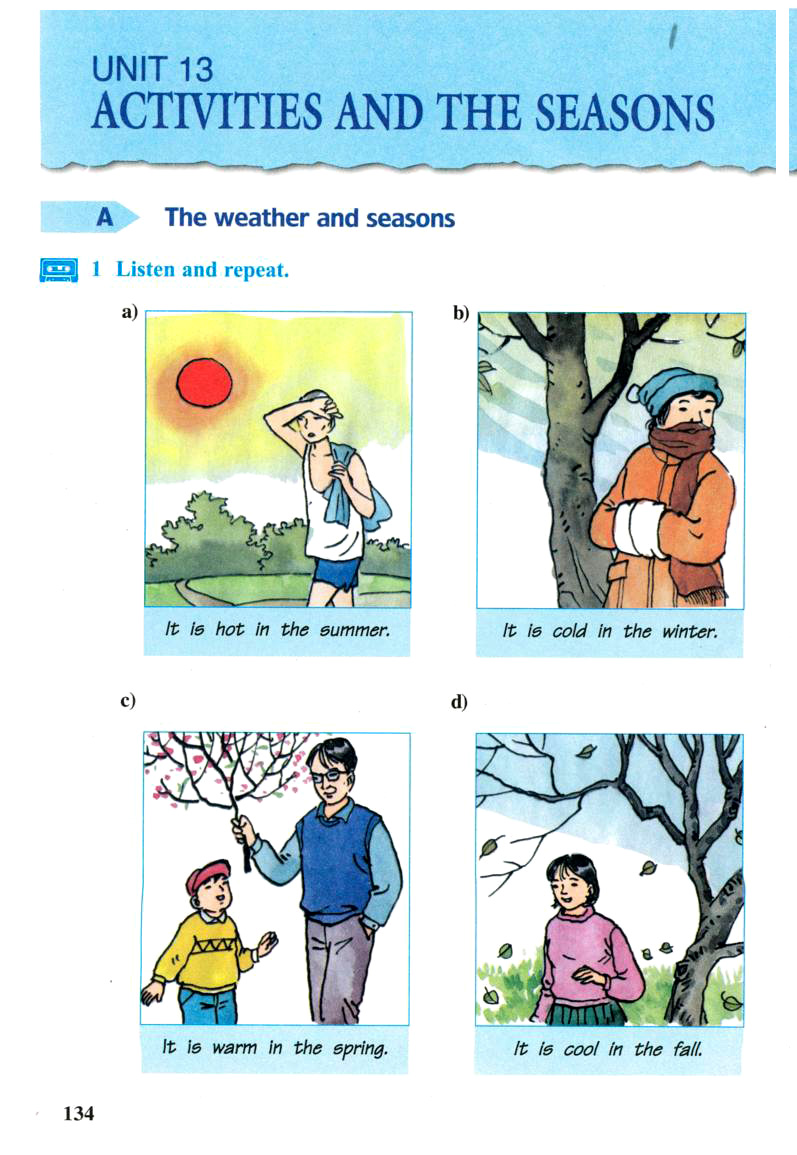 Units 13 Activities and the seasons