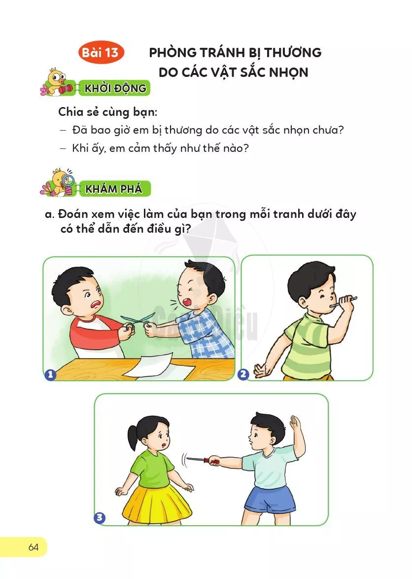 Bài 13: Phòng tránh bị thương do các vật sắc nhọn