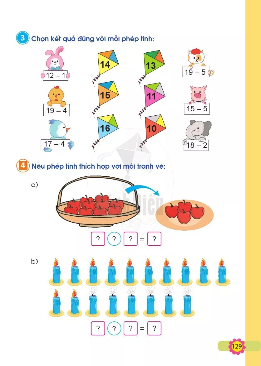 Phép trừ dạng 17 – 2