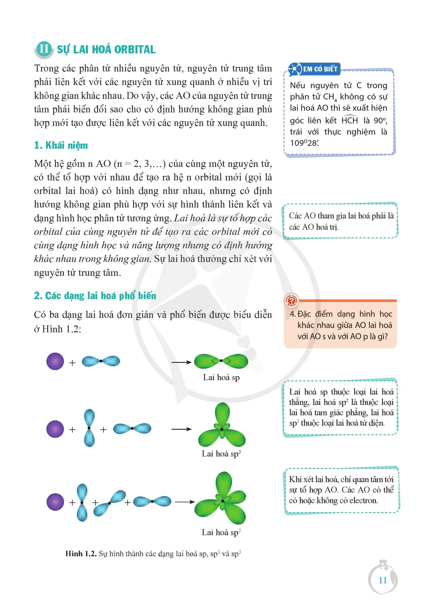 Bài 1. Liên kết hoá học và hình học phân tử .