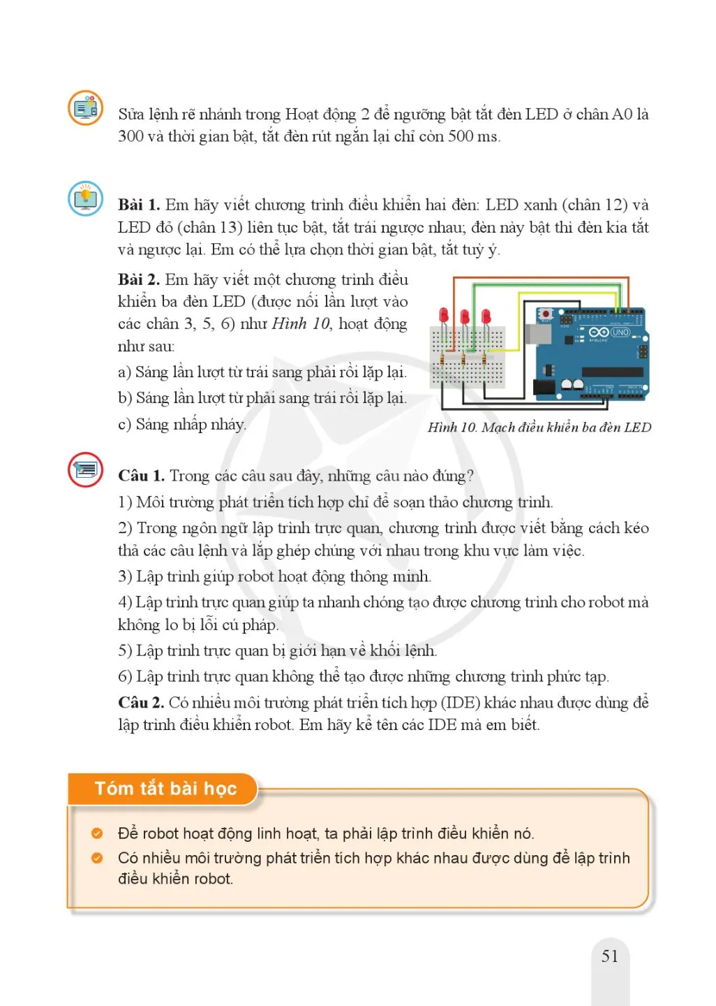 Bài 1. Phần mềm và ngôn ngữ lập trình cho robot giáo dục 