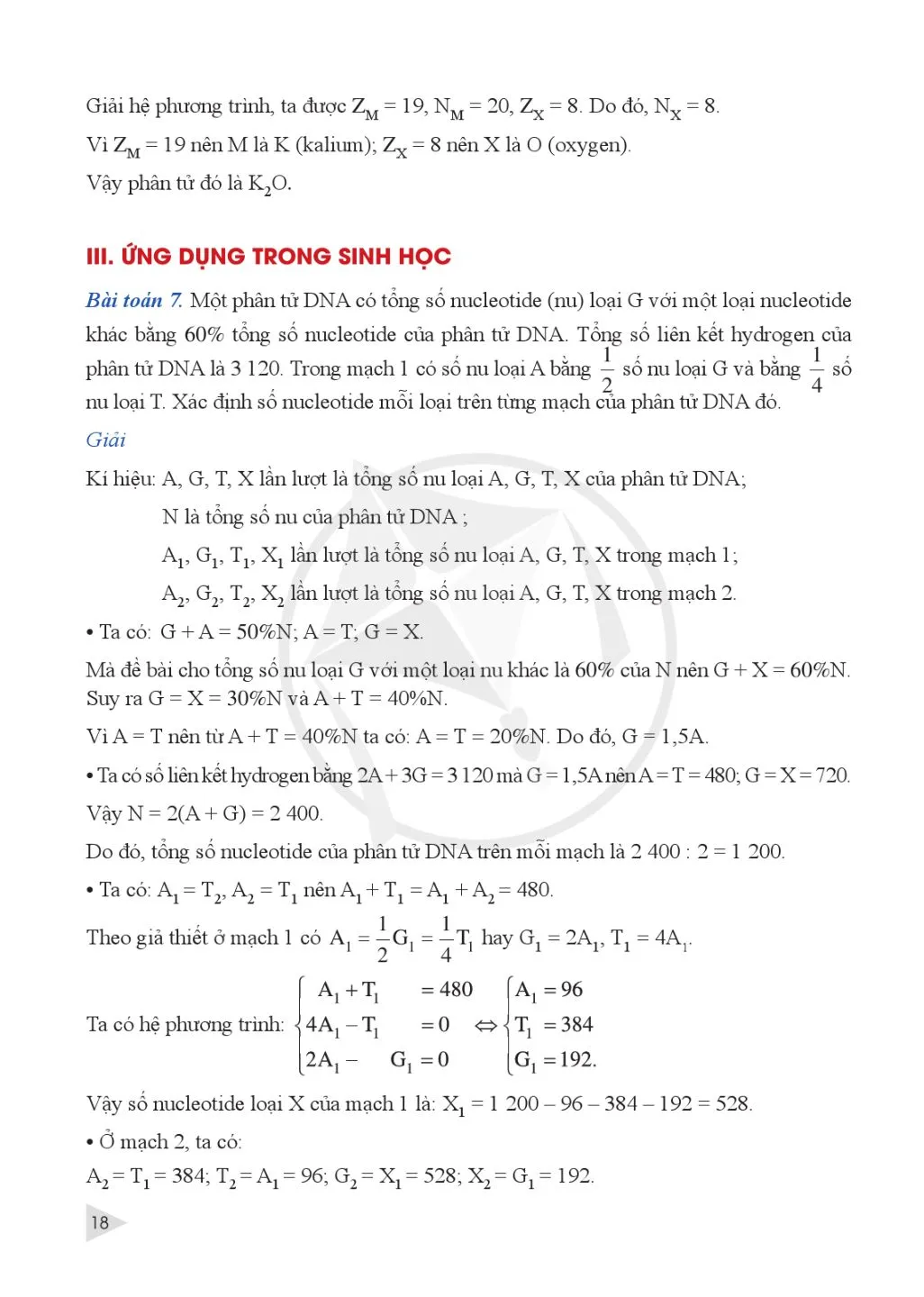 Bài 2. Ứng dụng hệ phương trình bậc nhất ba ẩn