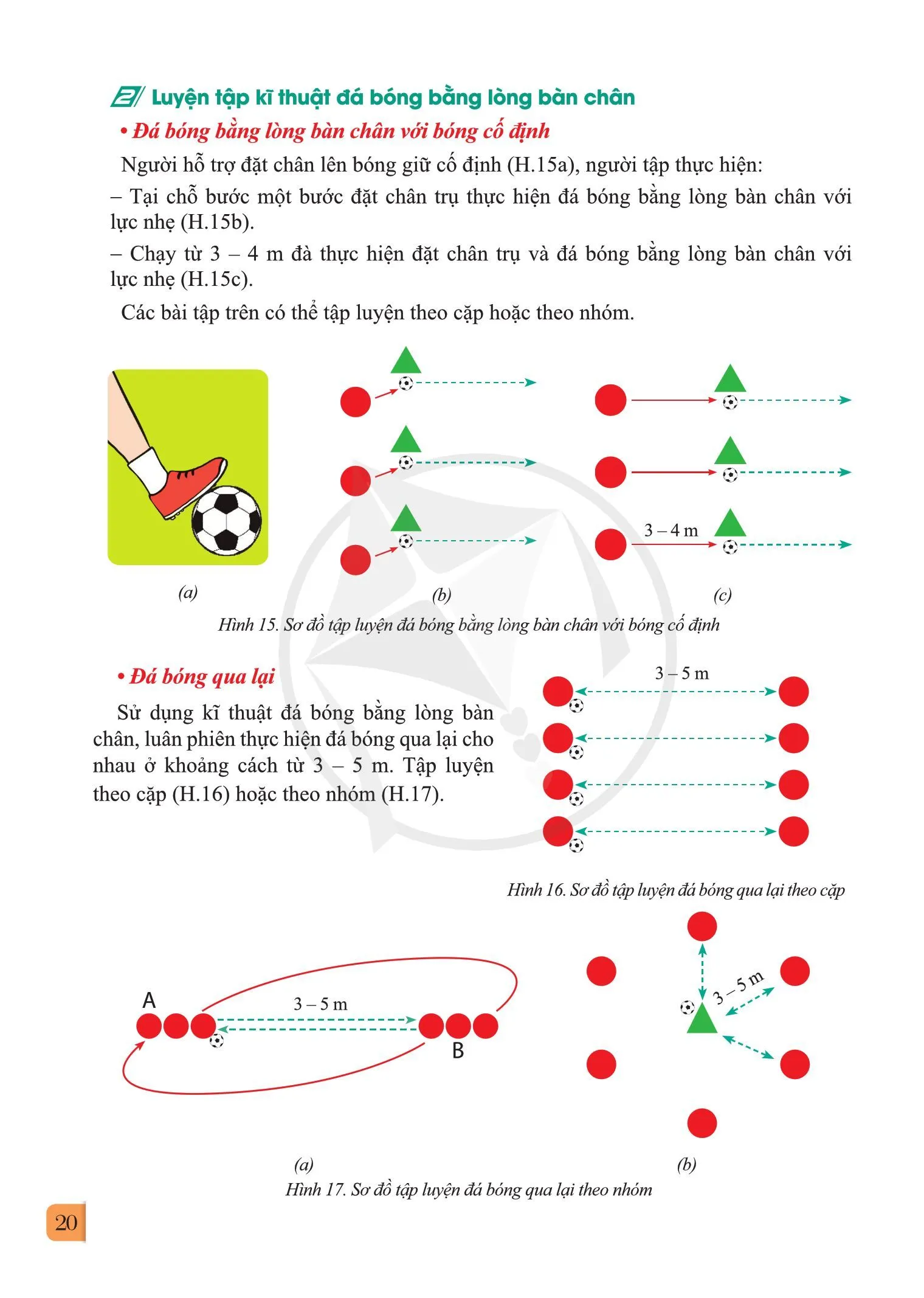 Bài 1. Lịch sử môn Bóng đá, kĩ thuật di chuyển và kĩ thuật đá bóng bằng lòng bàn chân