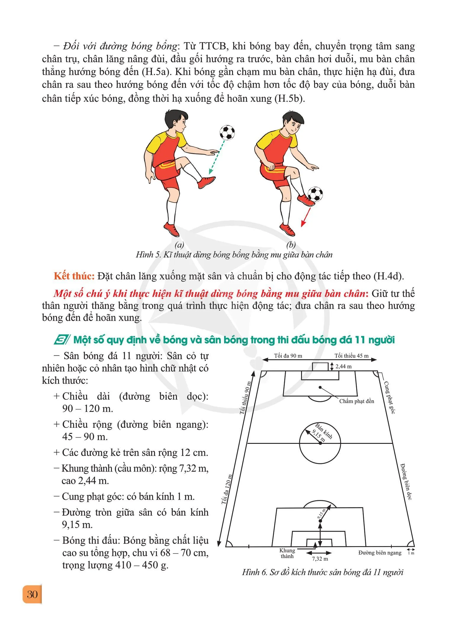 Bài 1. Kĩ thuật dẫn bóng và dừng bóng bằng mu giữa bàn chân