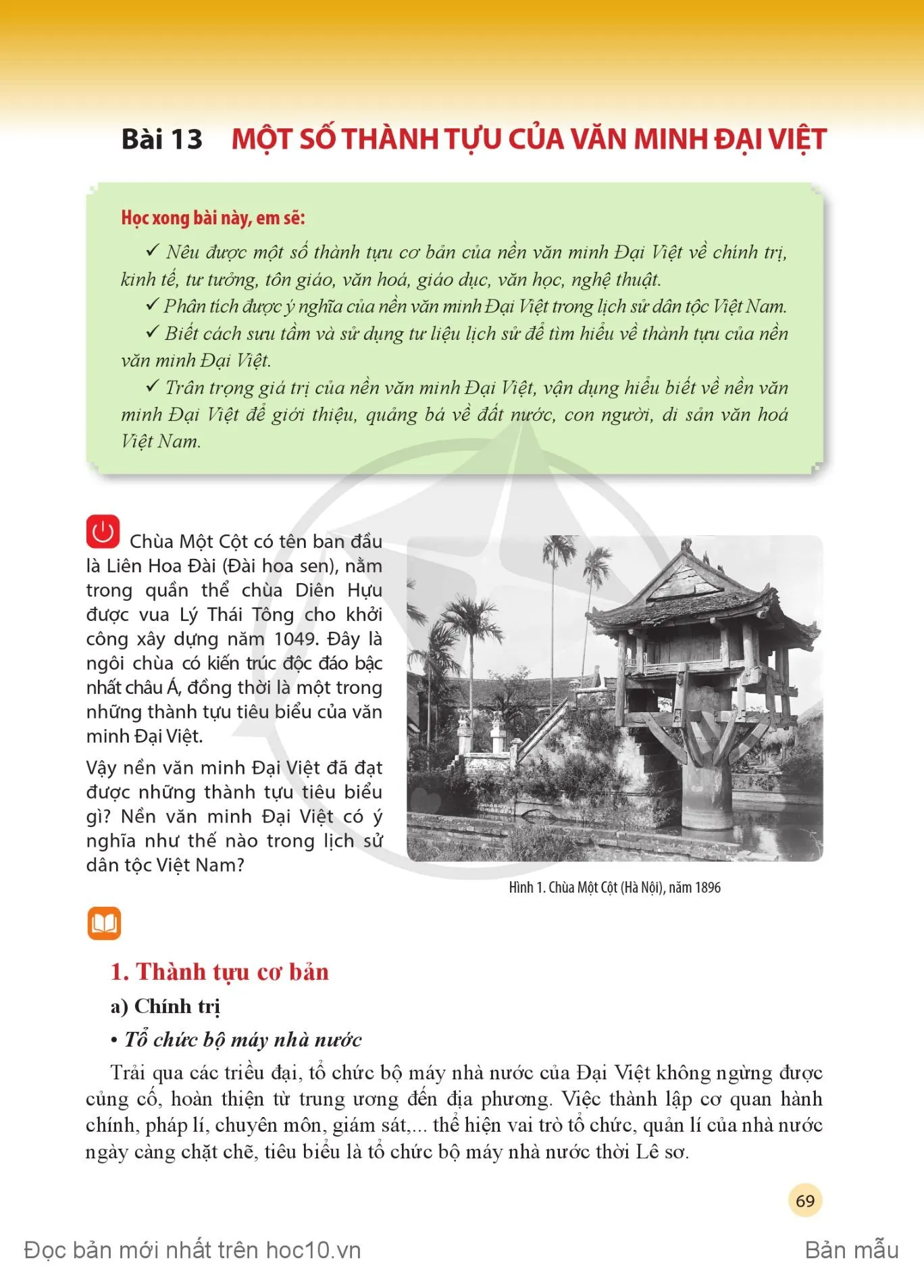 Bài 12: Cơ sở hình thành và quá trình phát triển của văn minh Đại Việt