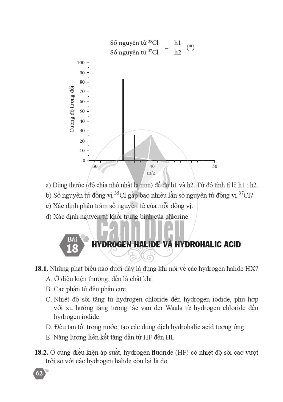 Bài 18: Hydrogen halide và hydrohalic acid