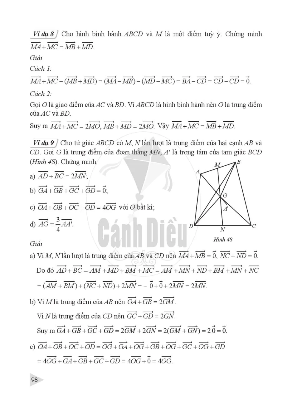 §5. Tích của một số với một vectơ 