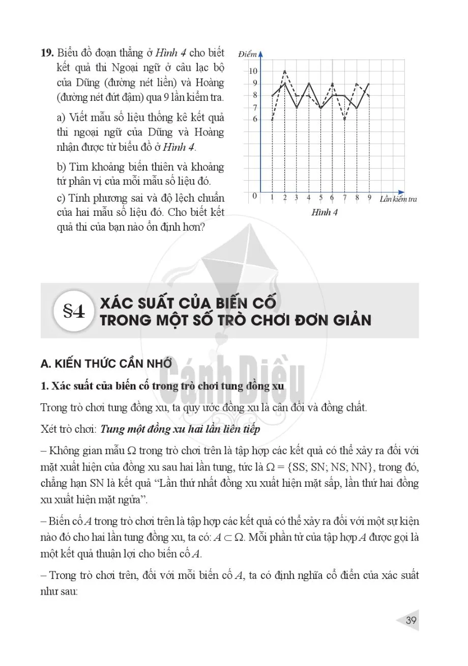 §4. Xác suất của biến cố trong một số trò chơi đơn giản