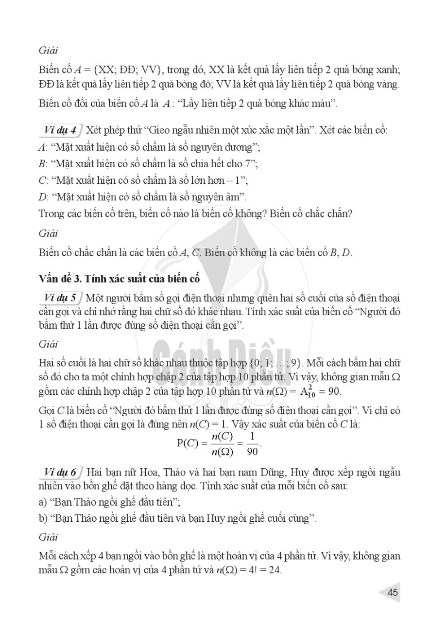 §5. Xác suất của biến cố