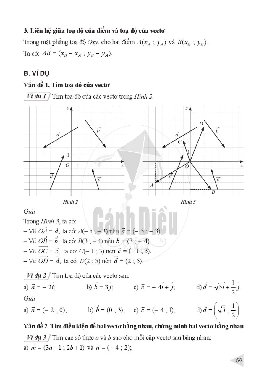 §1. Toạ độ của vectơ