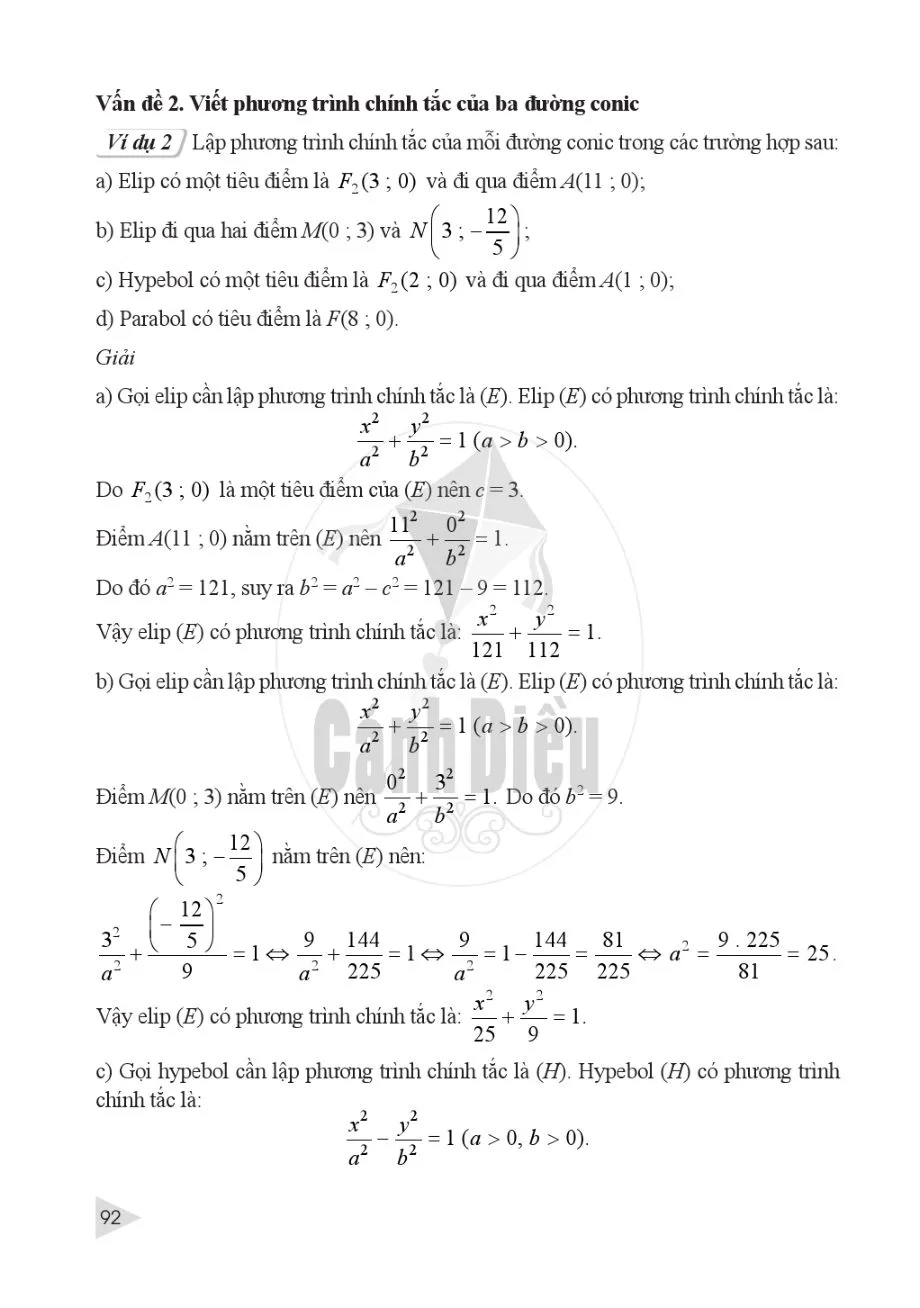 §6. Ba đường conic