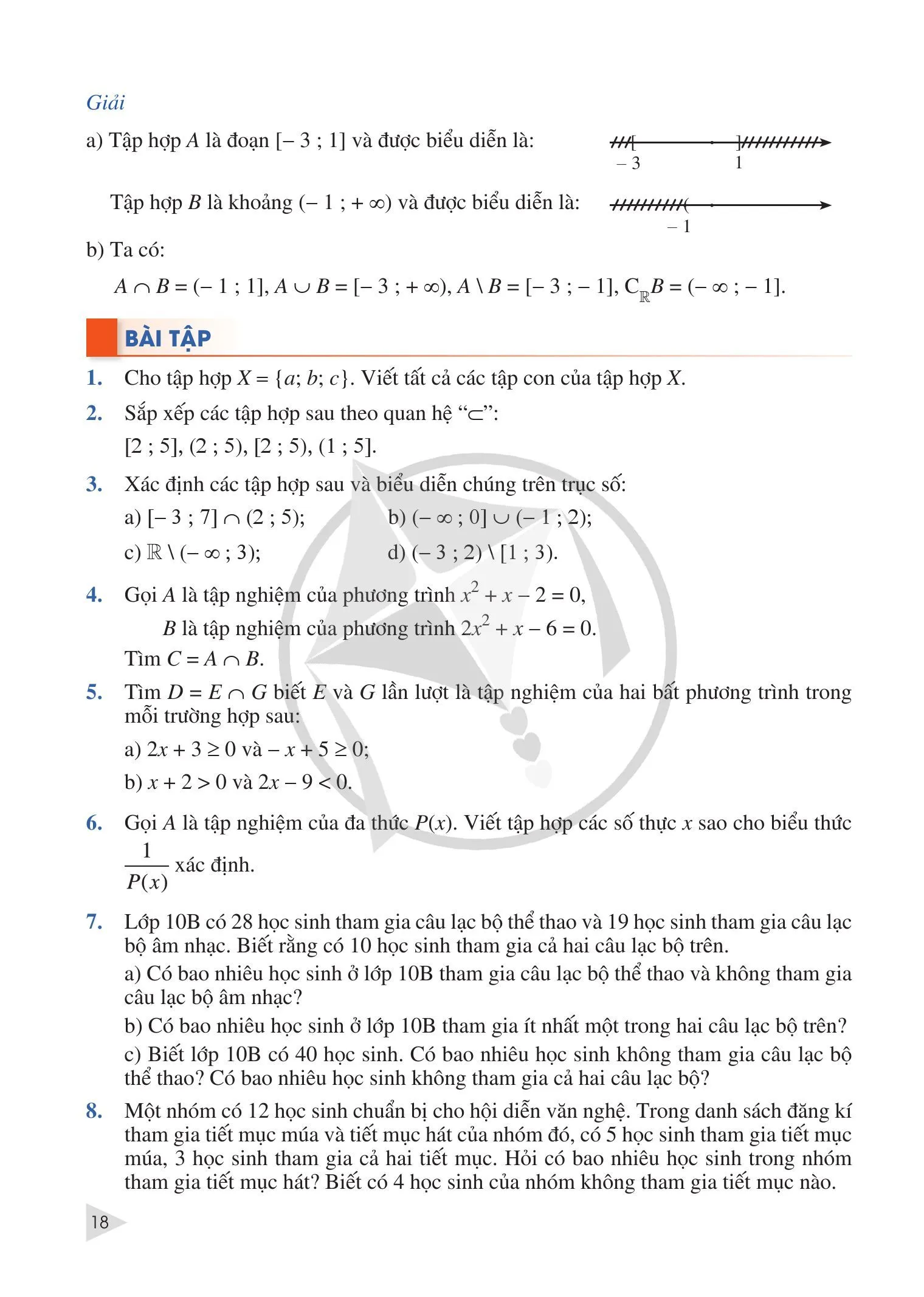 §2. Tập hợp. Các phép toán trên tập hợp