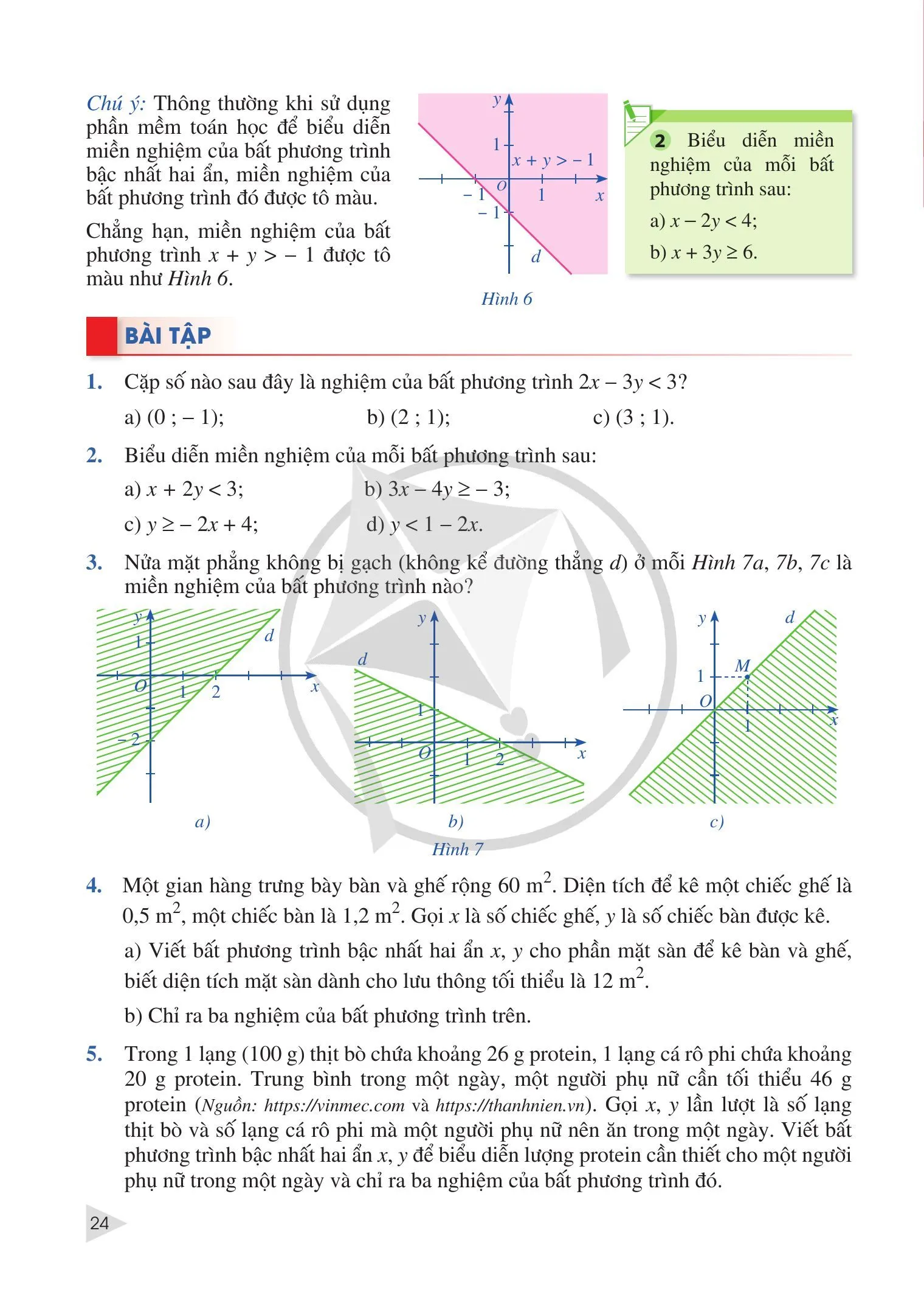 §1. Bất phương trình bậc nhất hai ẩn