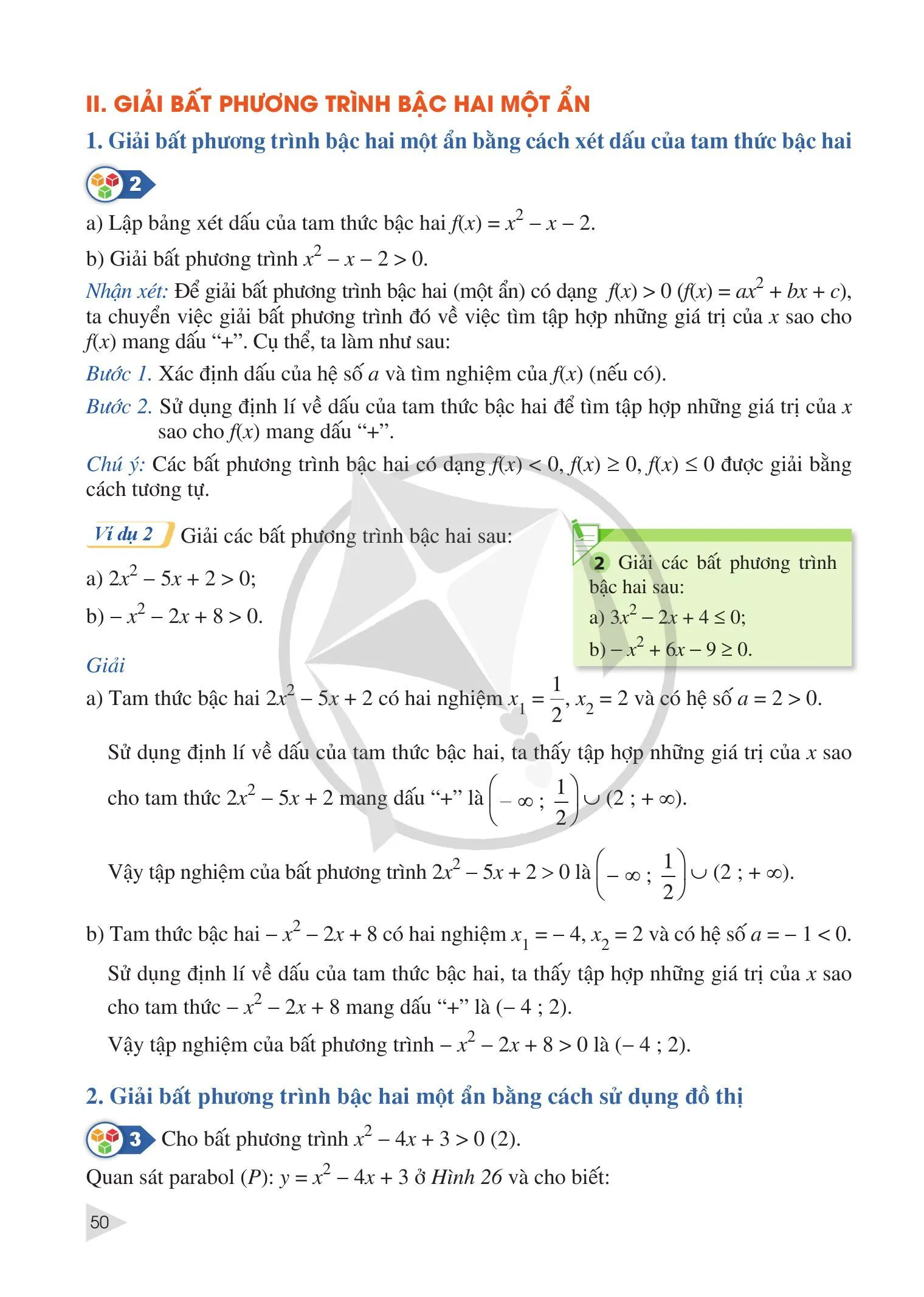 §4. Bất phương trình bậc hai một ẩn