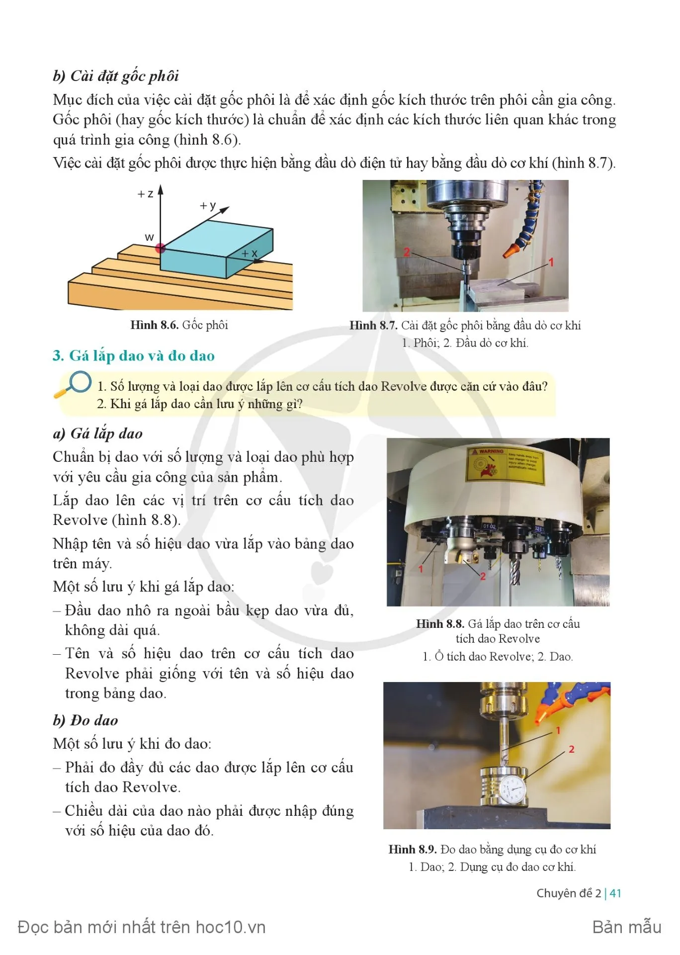 Bài 8 Quy trình gia công trên máy CNC