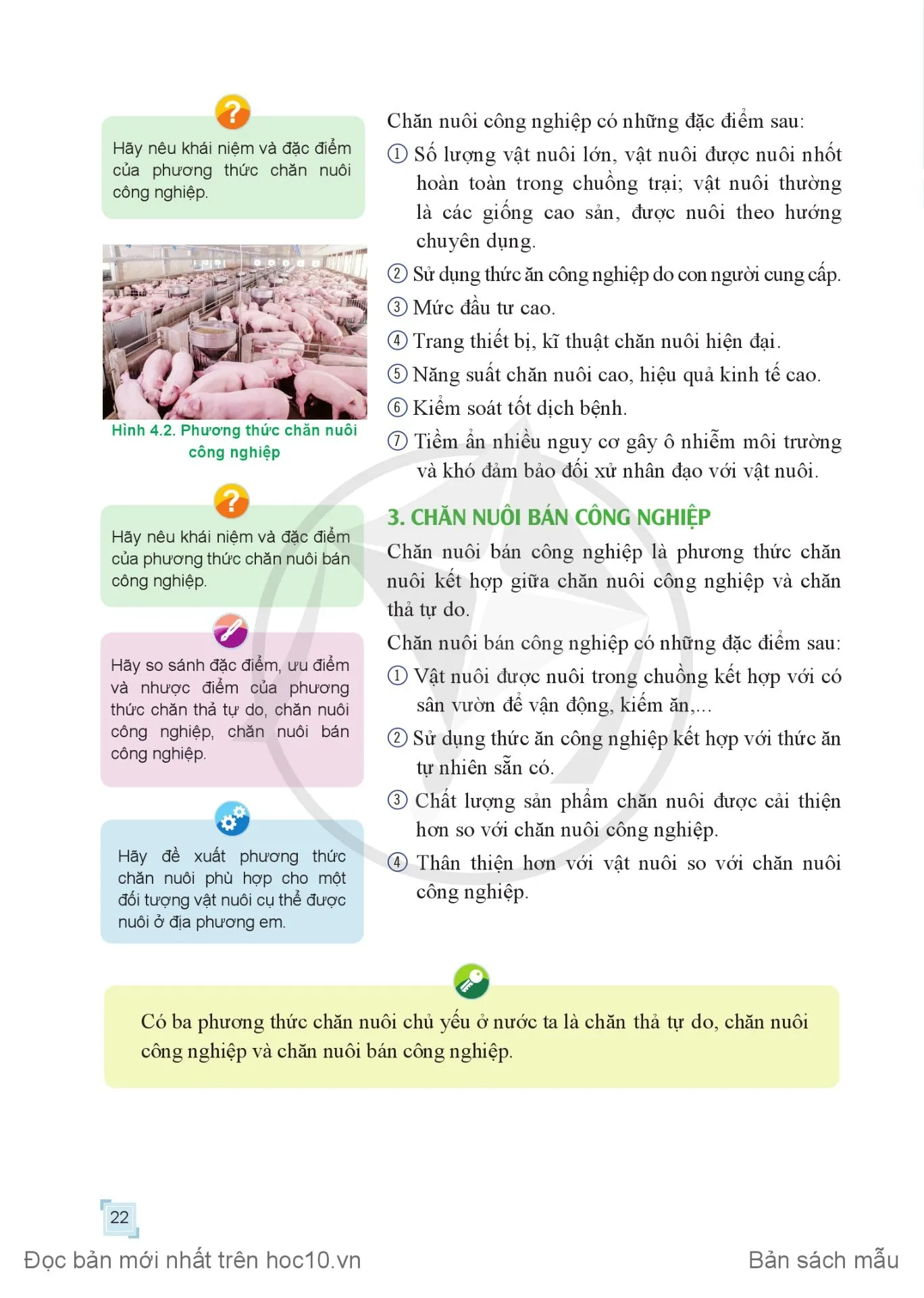 Bài 4. Phương thức chăn nuôi