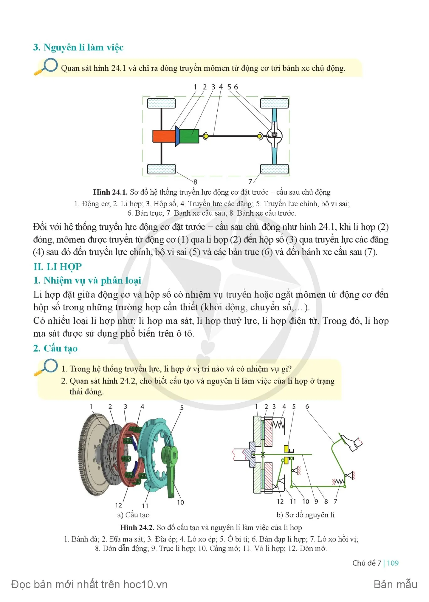 Bài 24 Hệ thống truyền lực