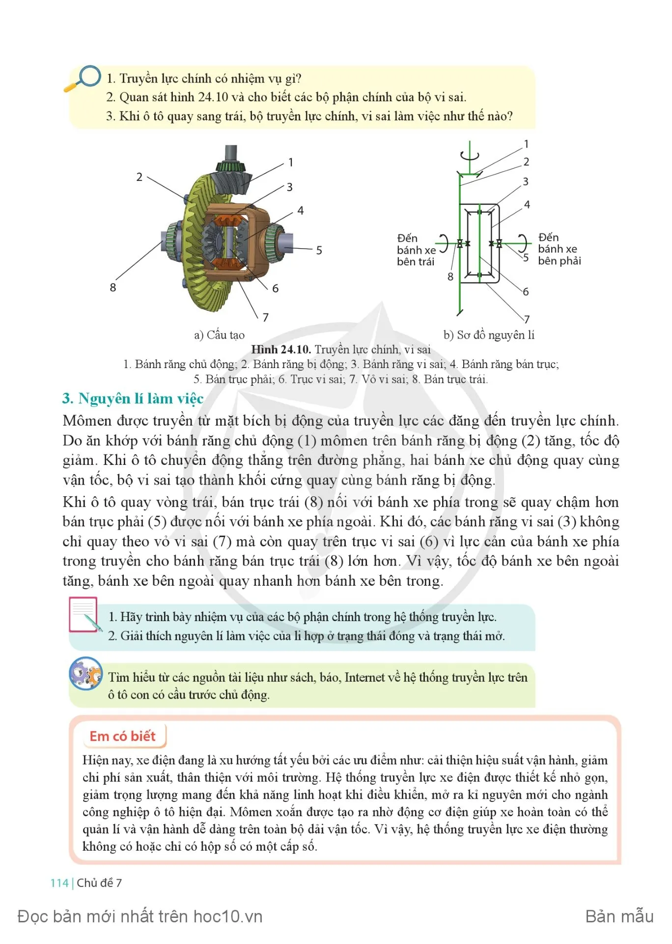 Bài 24 Hệ thống truyền lực