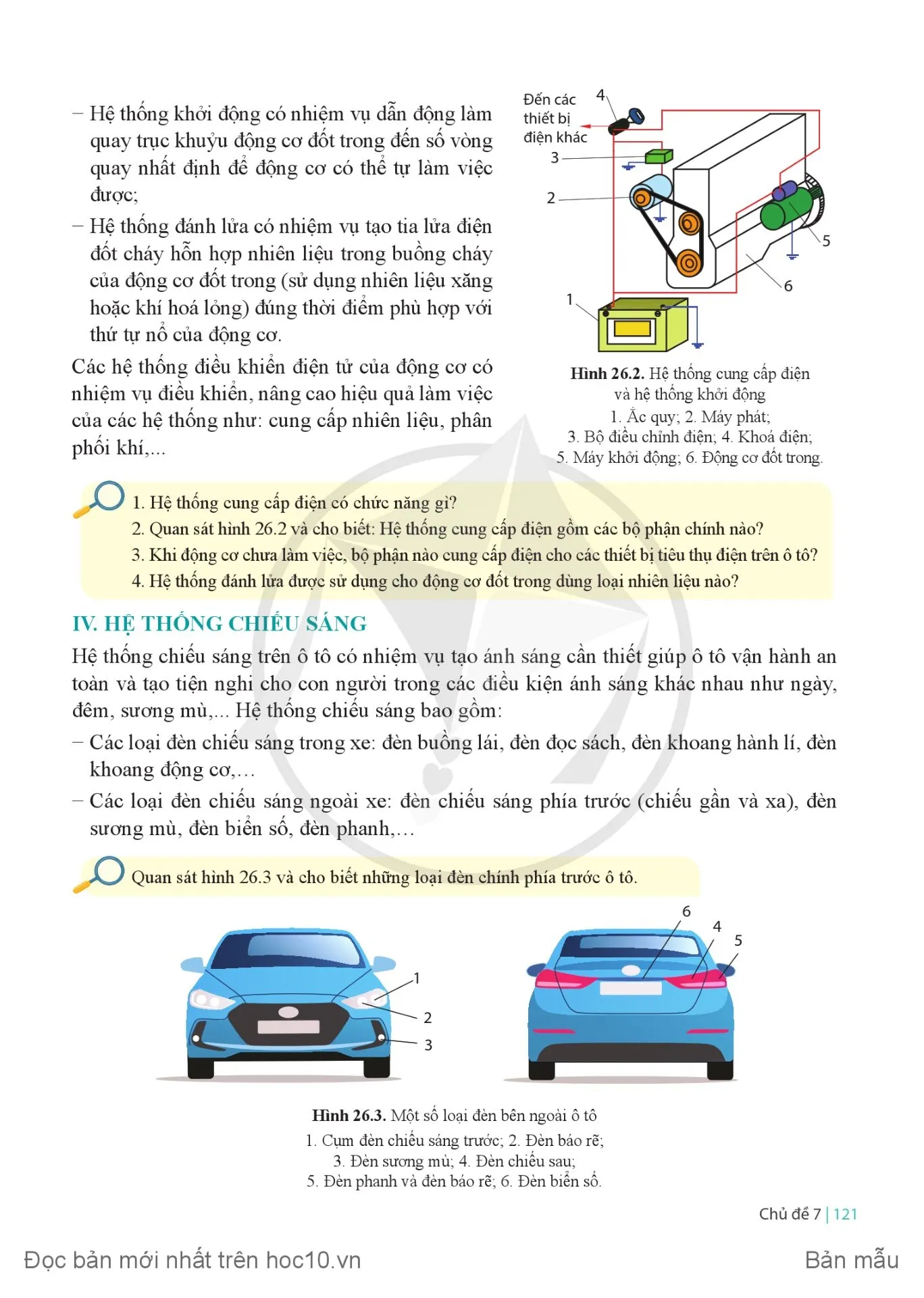 Bài 26 Trang bị điện ô tô