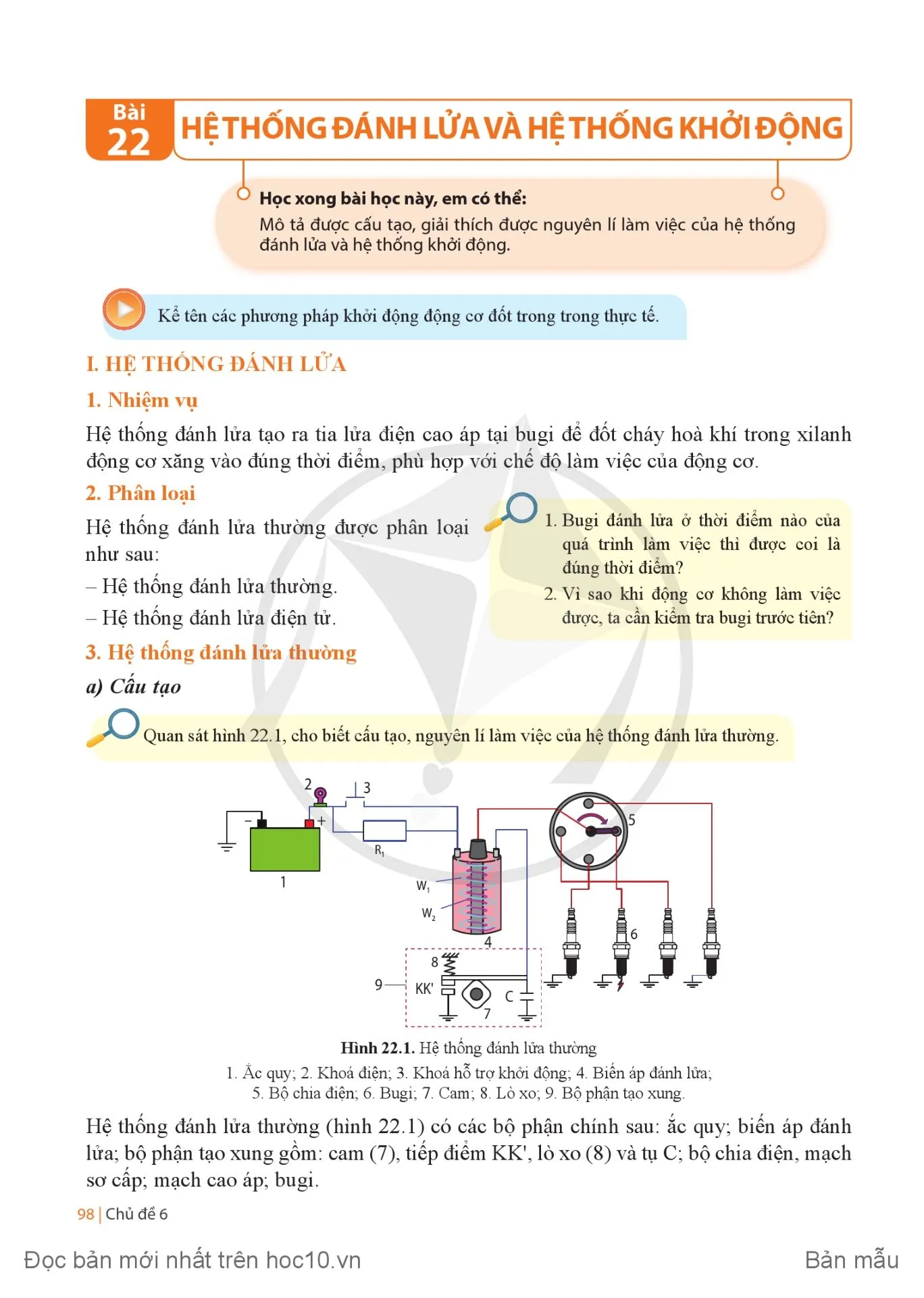 Bài 21 Hệ thống nhiên liệu