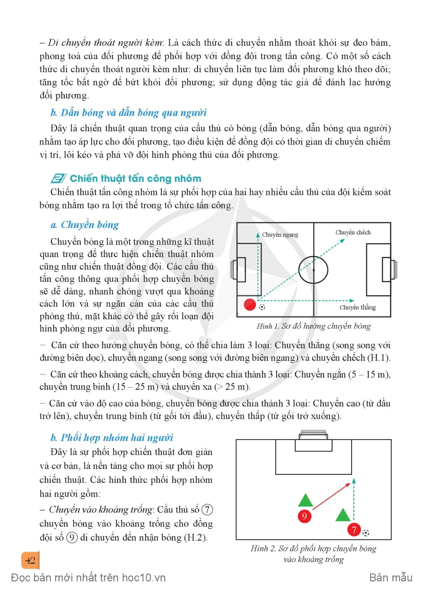 Bài 2. Chiến thuật tấn công trong bóng đá