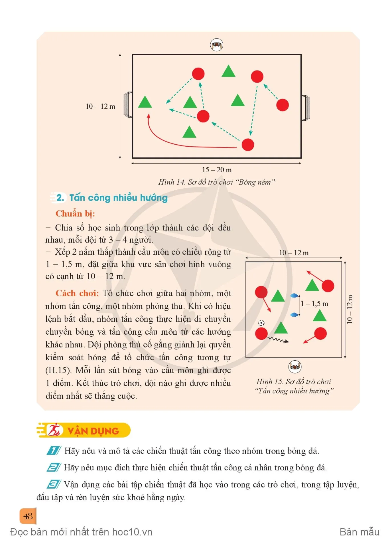 Bài 2. Chiến thuật tấn công trong bóng đá