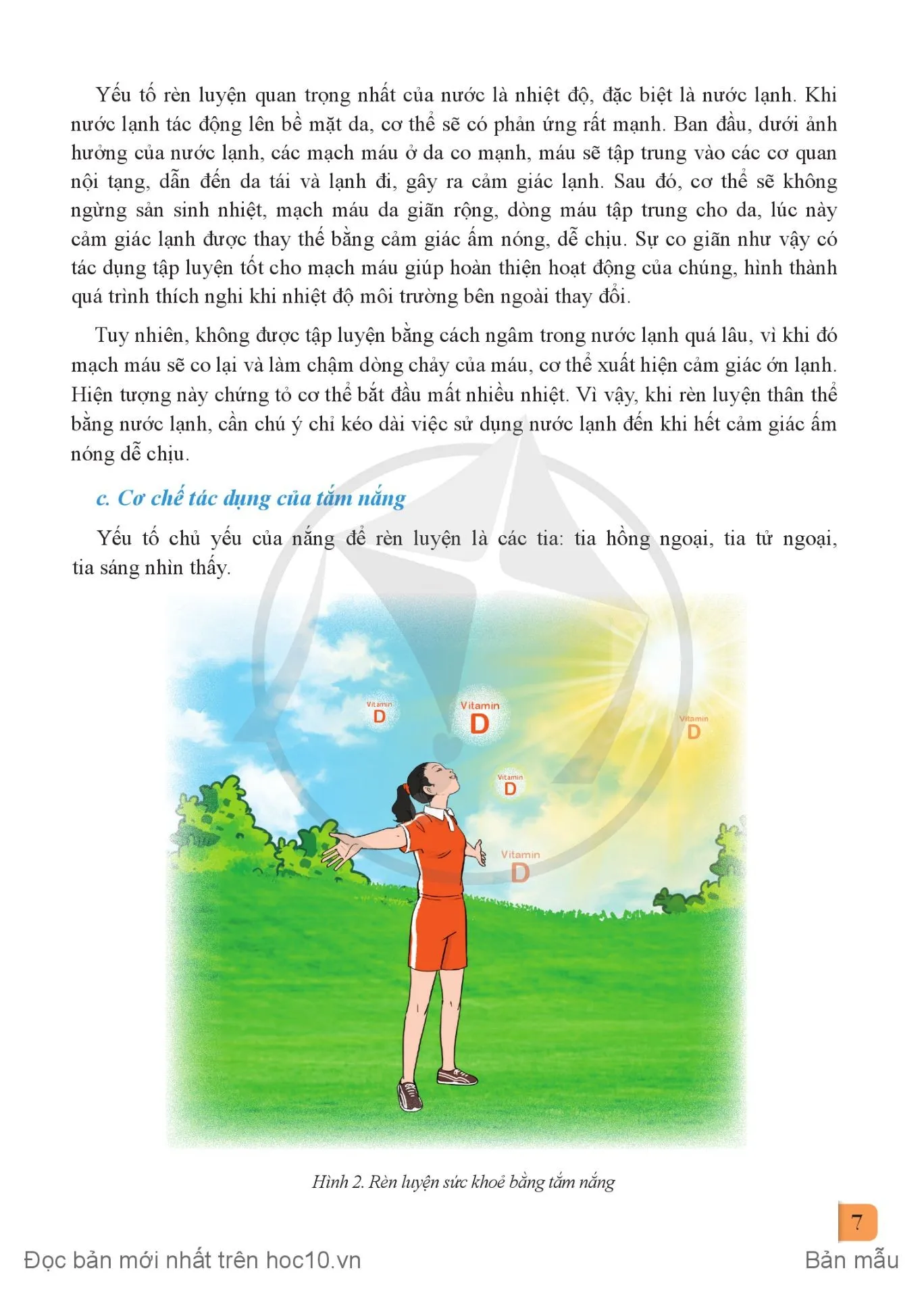 PHẦN 1: KIẾN THỨC CHUNG. CHỦ ĐỀ: SỬ DỤNG CÁC YẾU TỐ TỰ NHIÊN VÀ DINH DƯỠNG ĐỂ RÈN LUYỆN SỨC KHOẺ VÀ PHÁT TRIỂN THỂ CHẤT