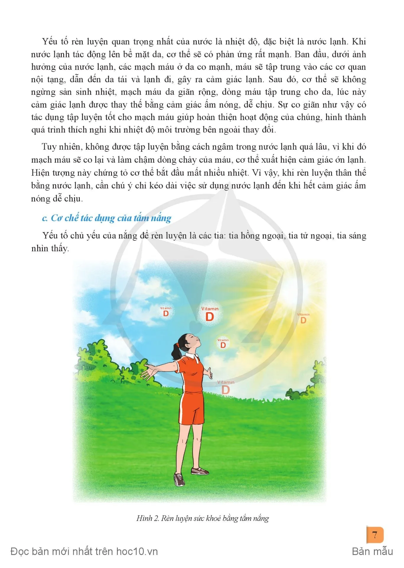 PHẦN 1: KIẾN THỨC CHUNG. CHỦ ĐỀ: SỬ DỤNG CÁC YẾU TỐ TỰ NHIÊN VÀ DINH DƯỠNG ĐỂ RÈN LUYỆN SỨC KHOẺ VÀ PHÁT TRIỂN THỂ CHẤT