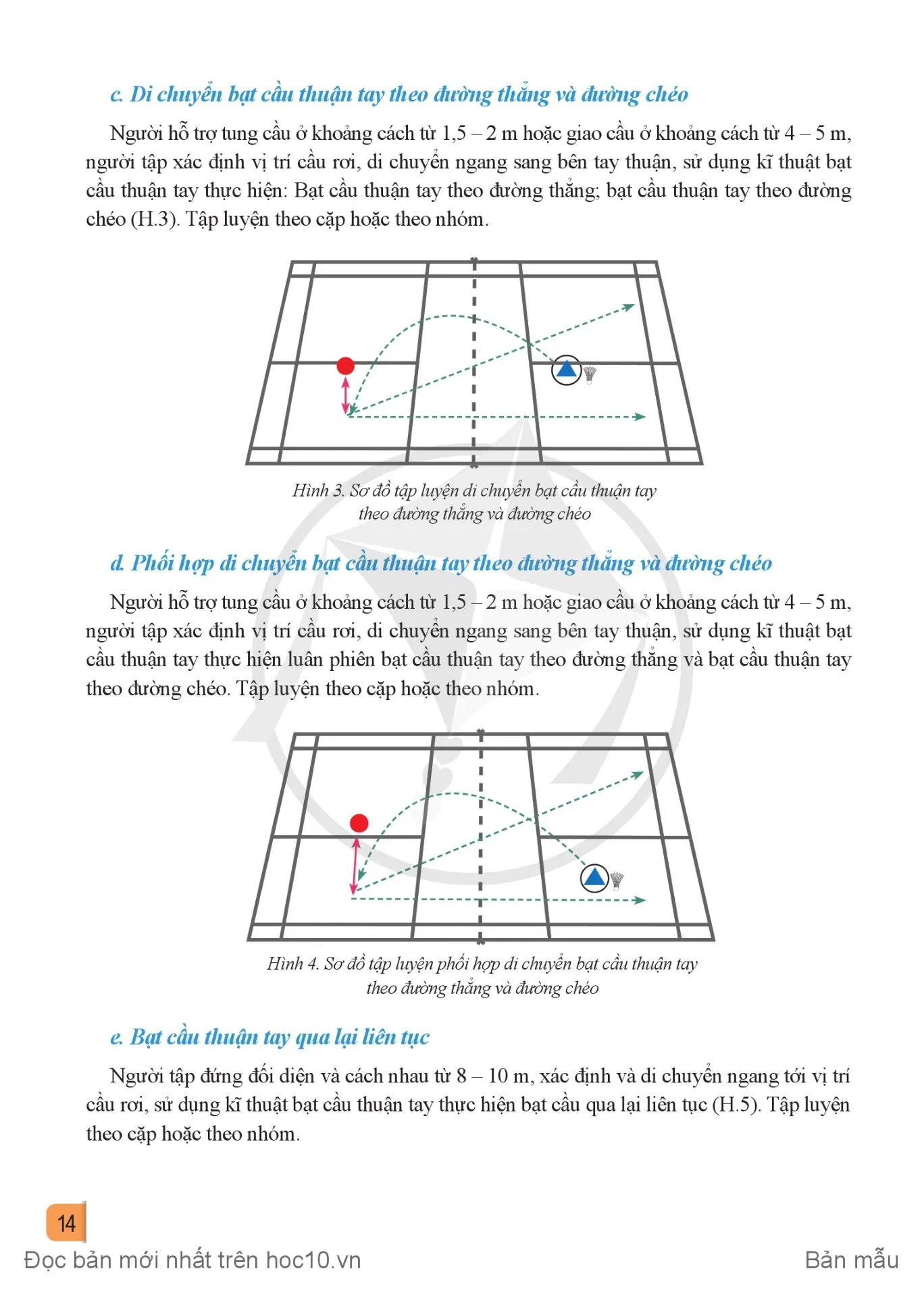 Bài 1. Vai trò, tác dụng của môn Cầu lông; kĩ thuật bạt cầu thuận tay