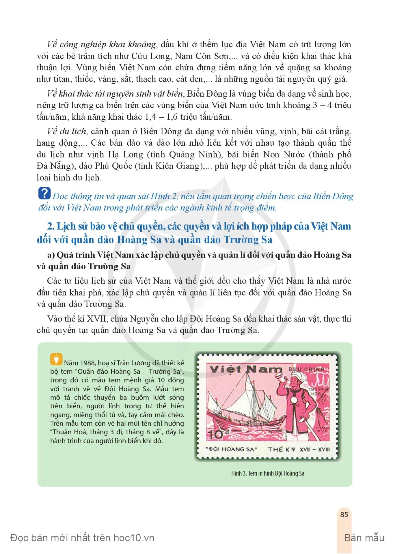 Bài 13. Việt Nam và Biển Đông