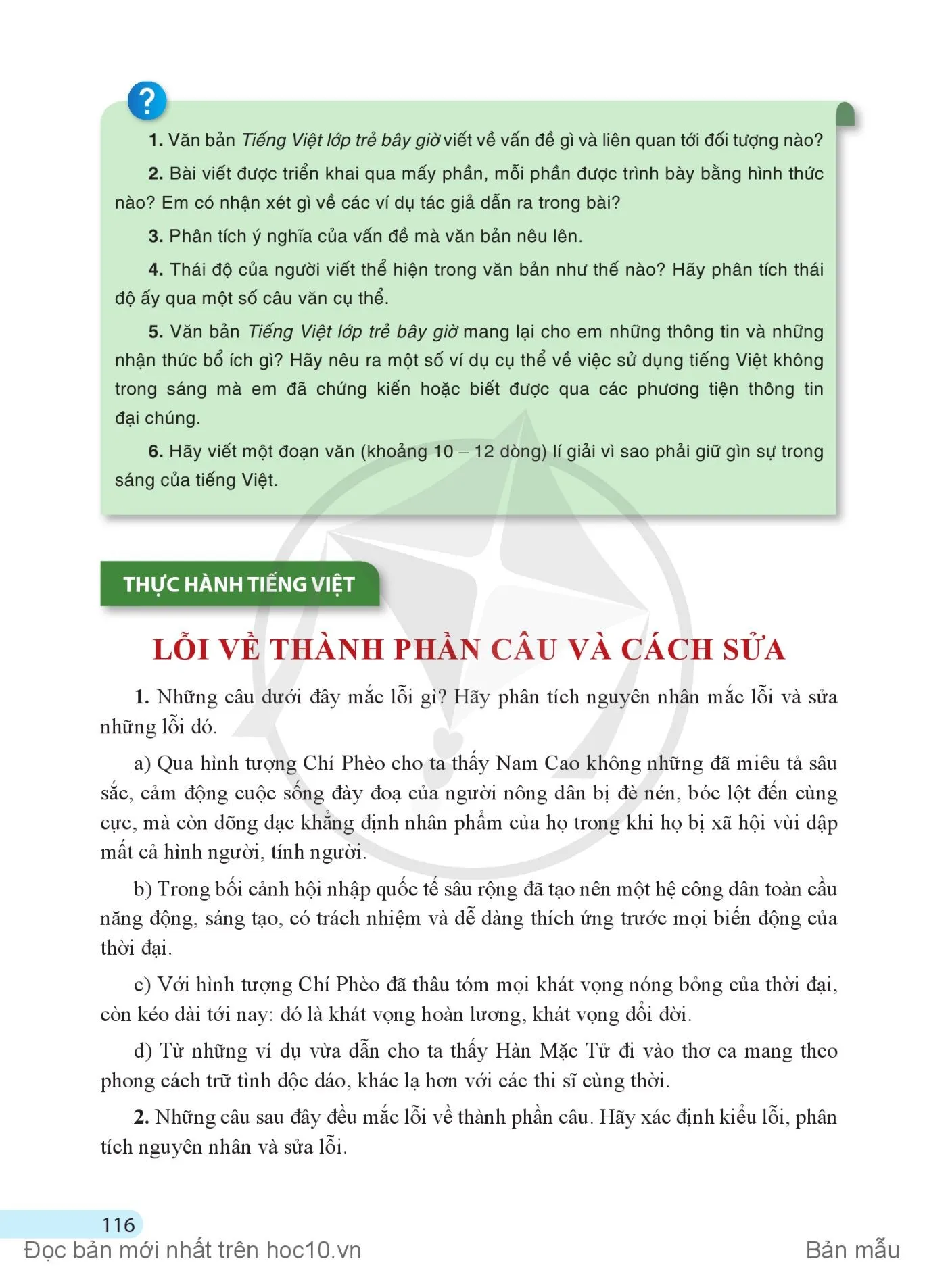 Tiếng Việt lớp trẻ bây giờ (Phạm Văn Tình)