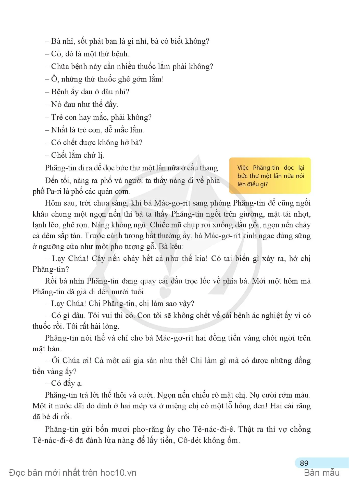 Tấm lòng người mẹ (Trích Những người khốn khổ – Huy-gô)