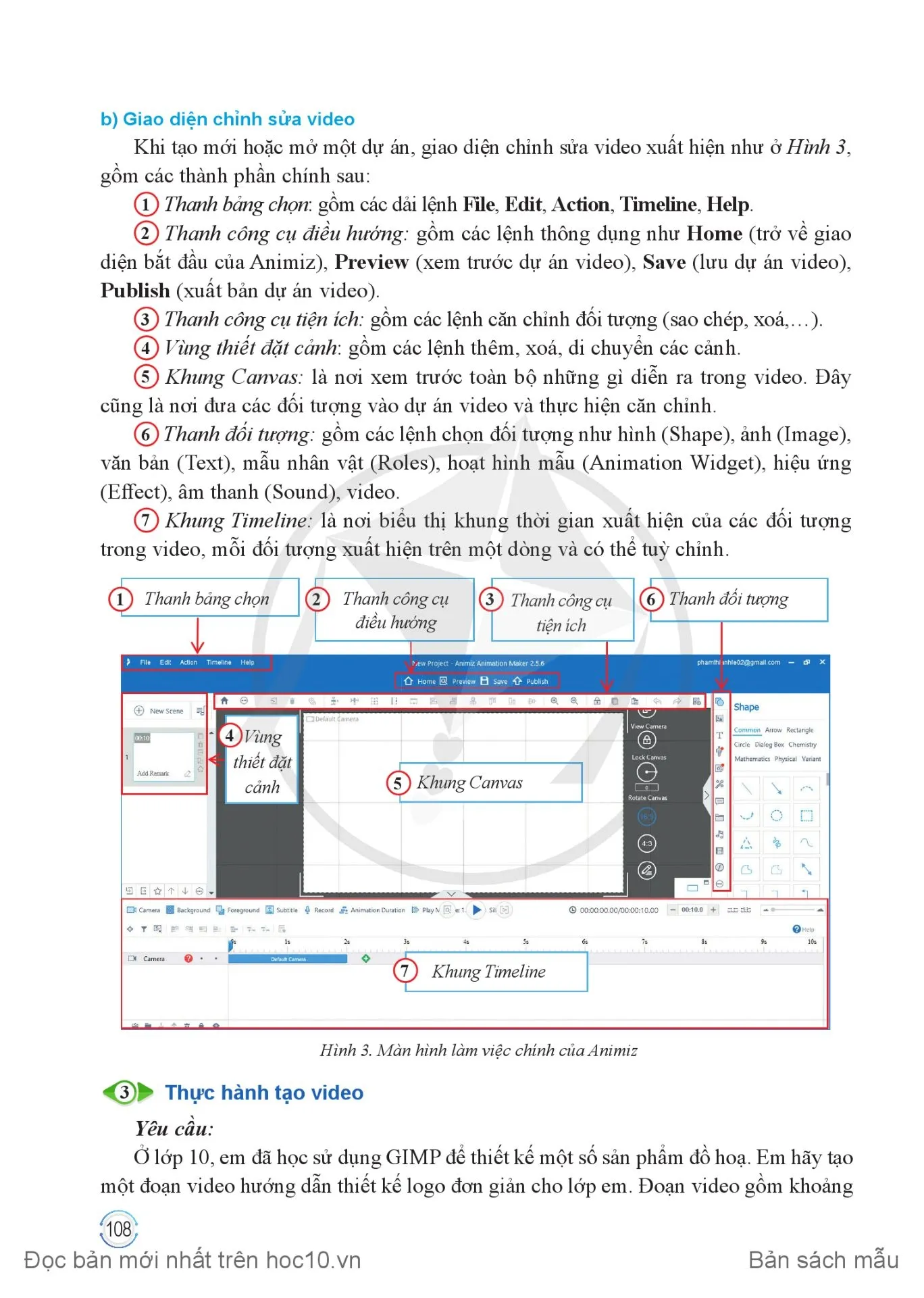 Bài 4. Giới thiệu phần mềm làm video Animiz