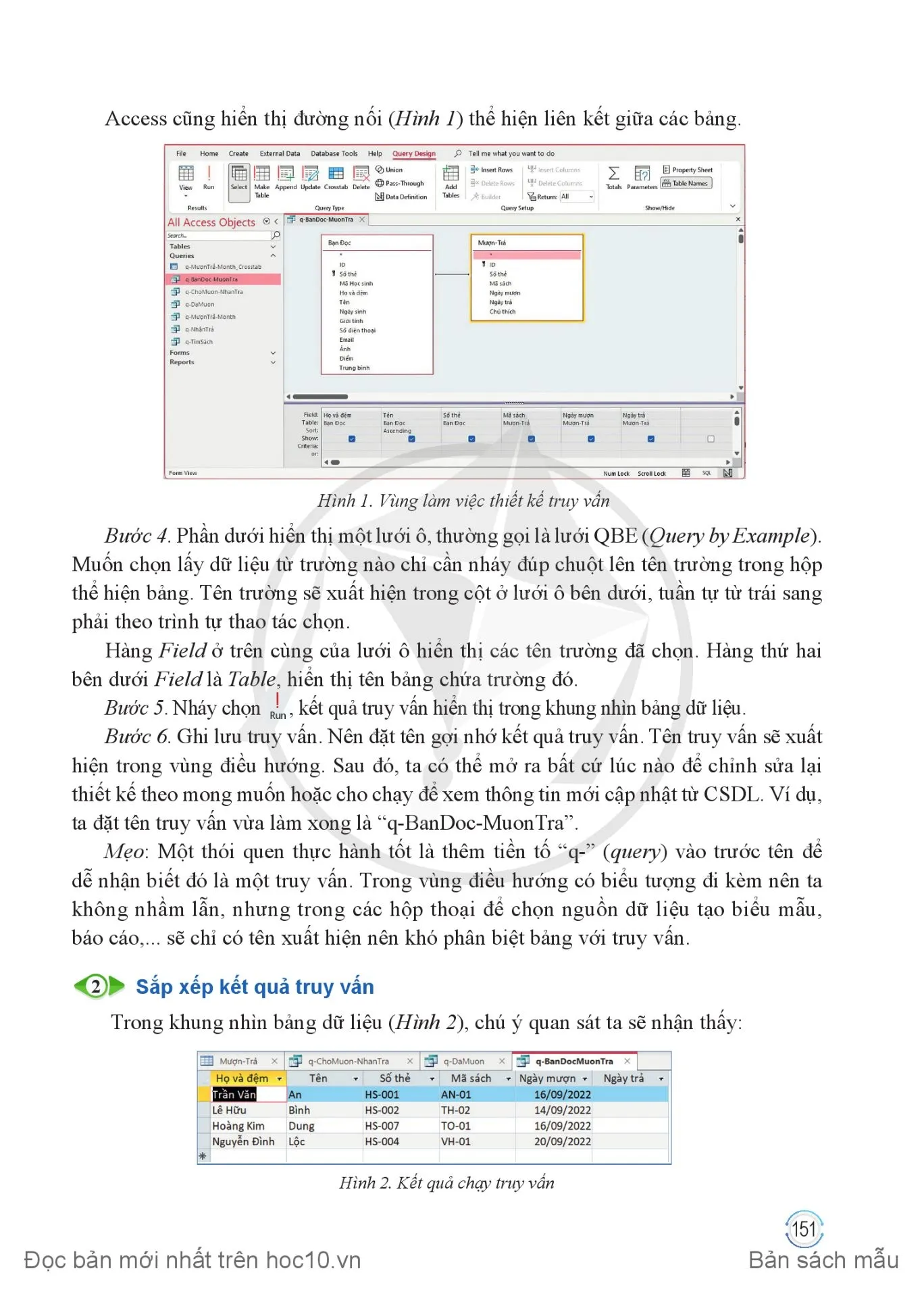 Bài 5. Thiết kế truy vấn