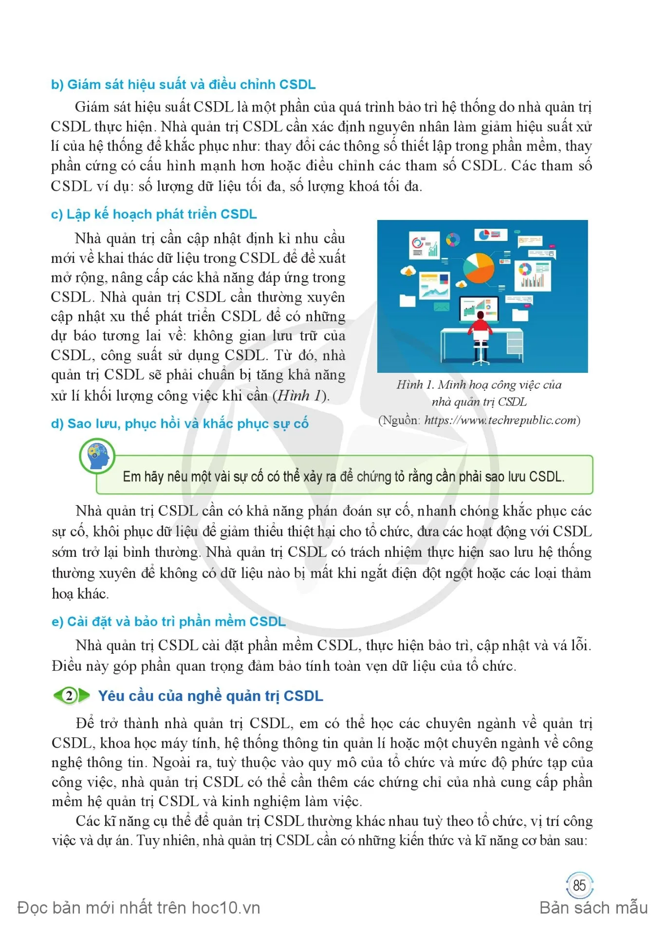 Nghề quản trị cơ sở dữ liệu