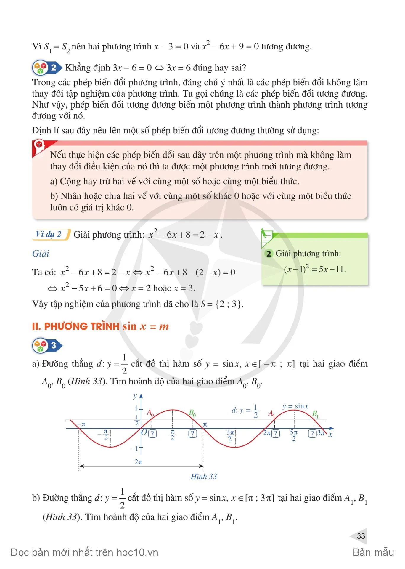 §4. Phương trình lượng giác cơ bản