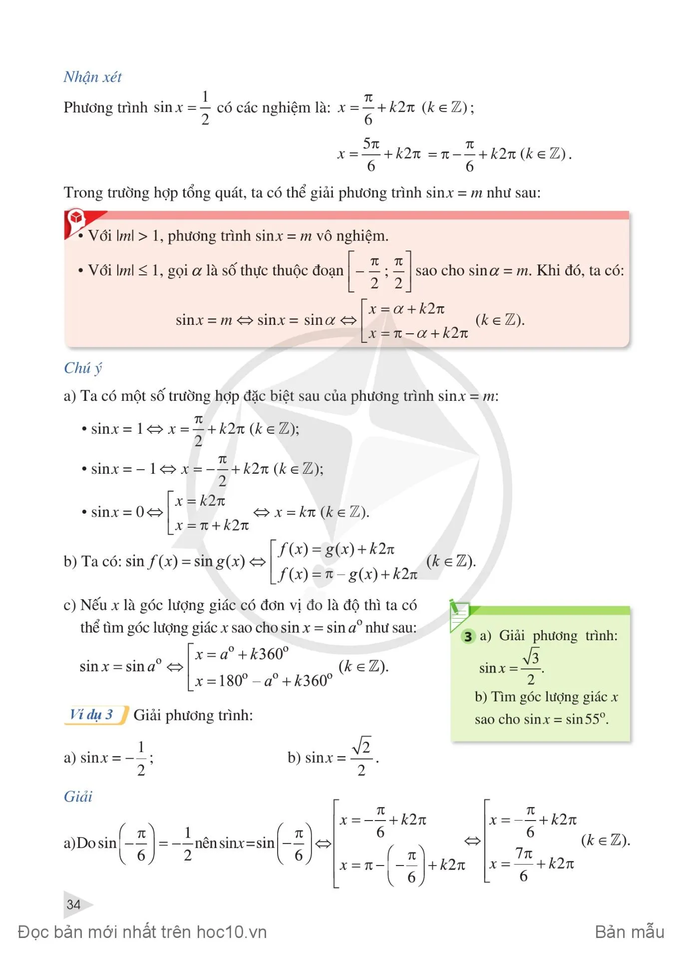 §4. Phương trình lượng giác cơ bản