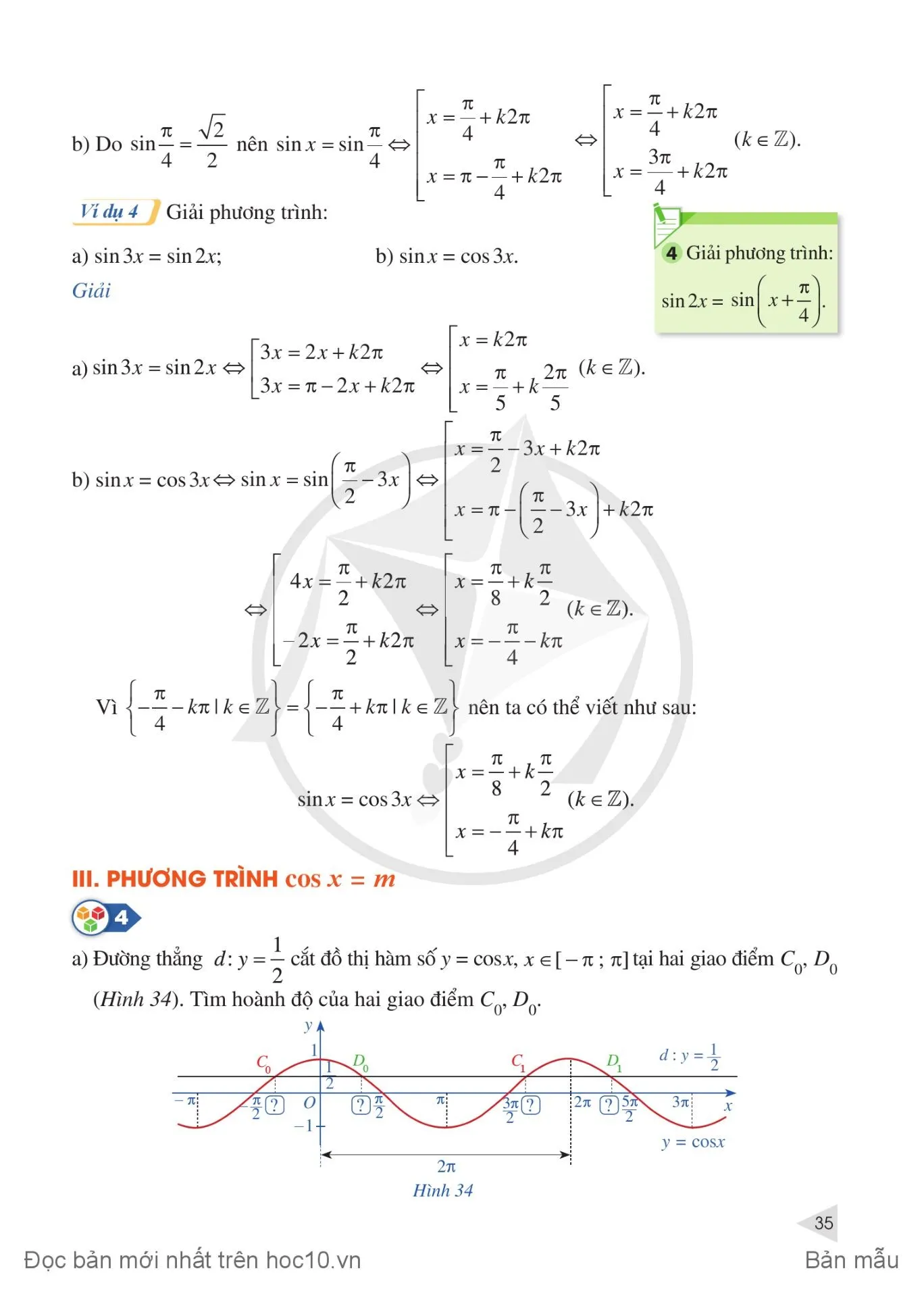 §4. Phương trình lượng giác cơ bản