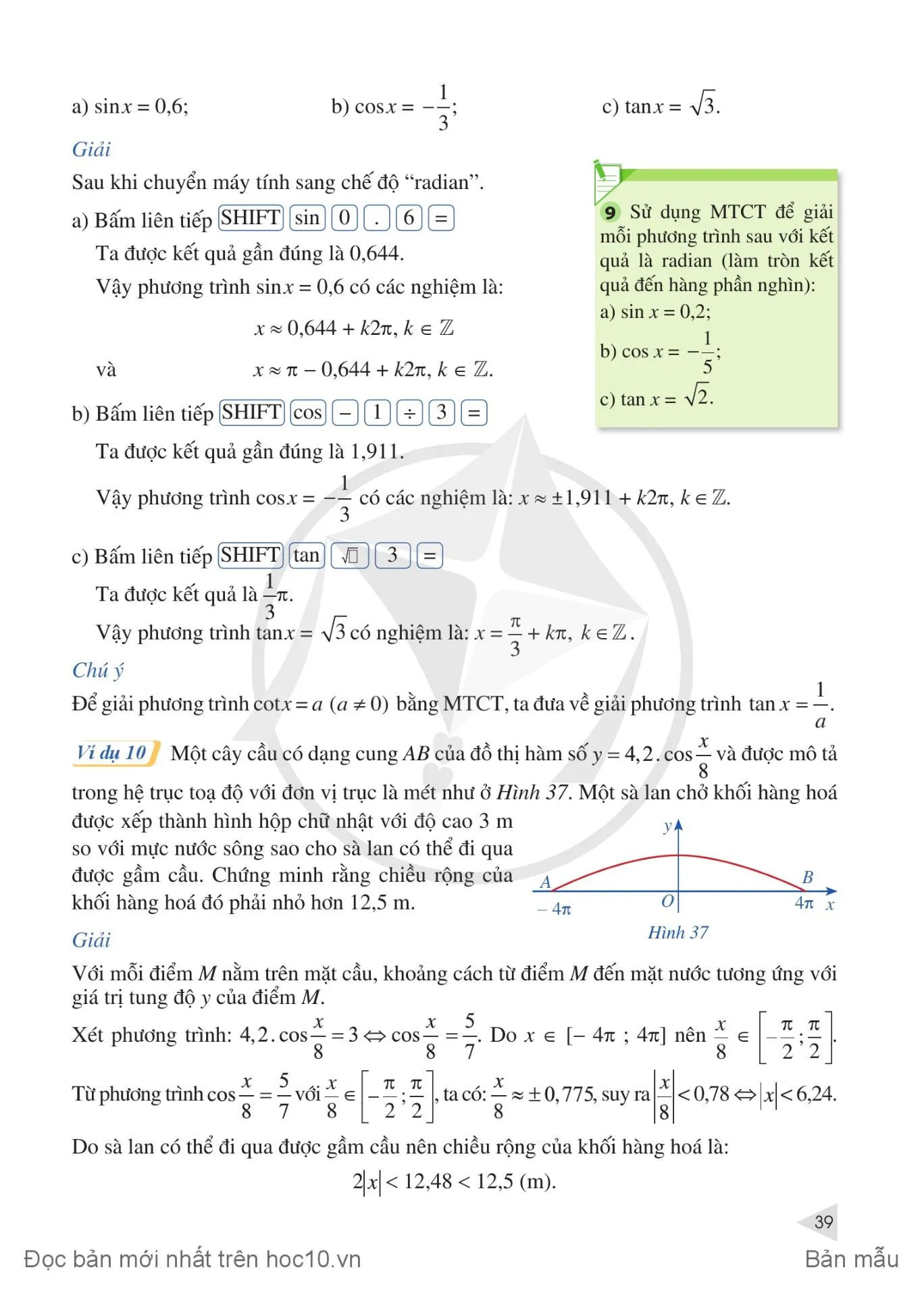 §4. Phương trình lượng giác cơ bản