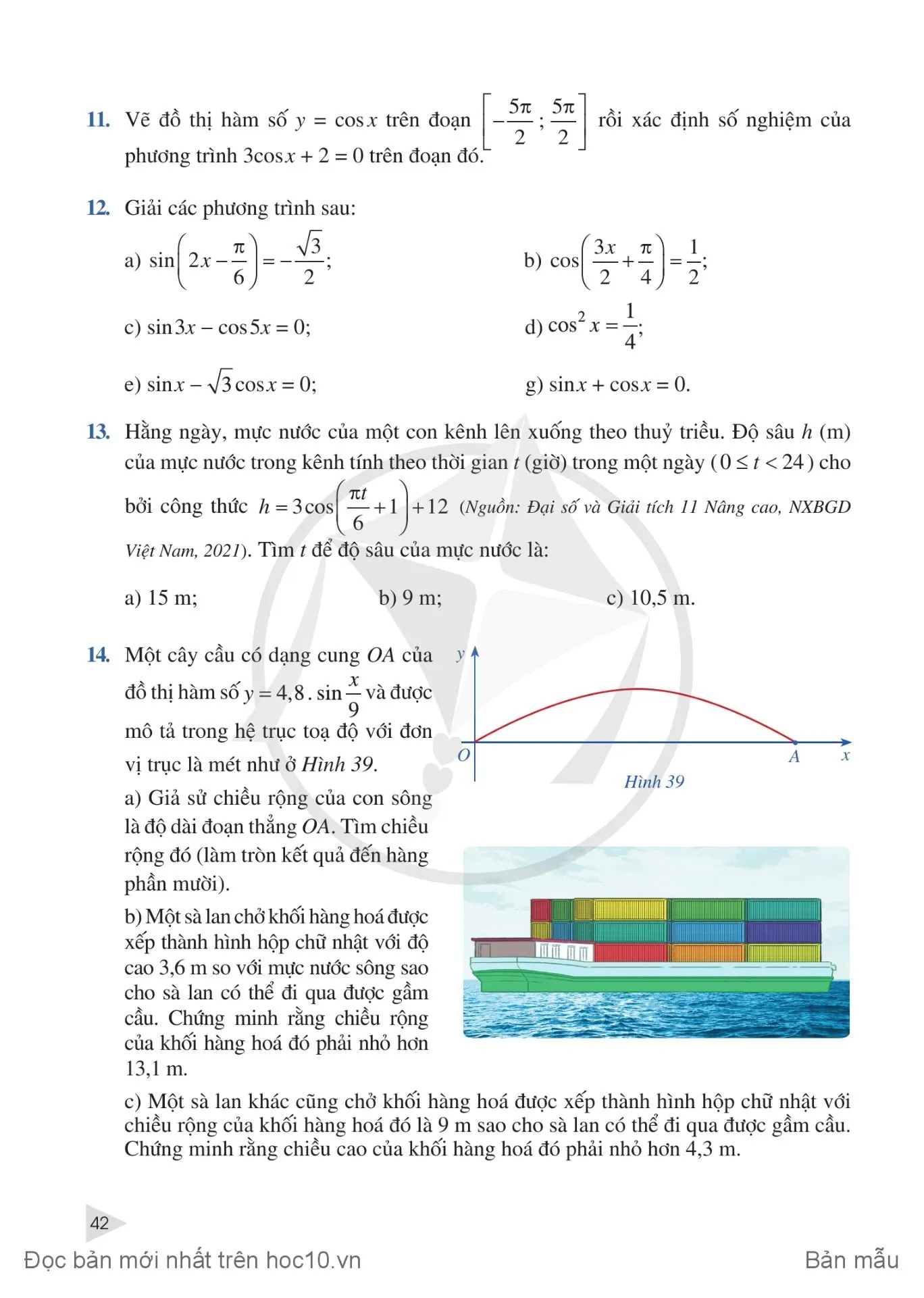 Bài tập cuối chương I